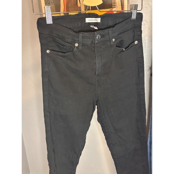 Good American Good Legs Black Skinny Jeans - Picture 3 of 9